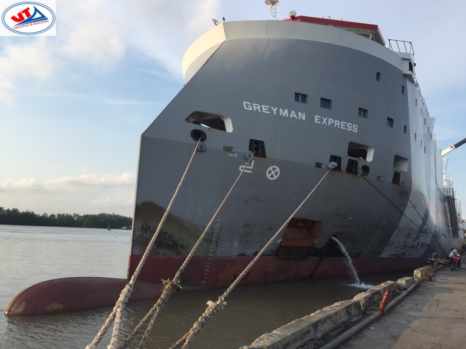 TẦU GREYMAN EXPRESS HÀNG BÒ ÚC CẬP CẢNG CÁ HẢI PHÒNG