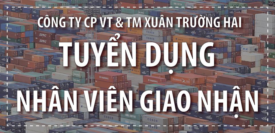 Tuyển dụng nhân viên giao nhận (SL: 5 Người)
