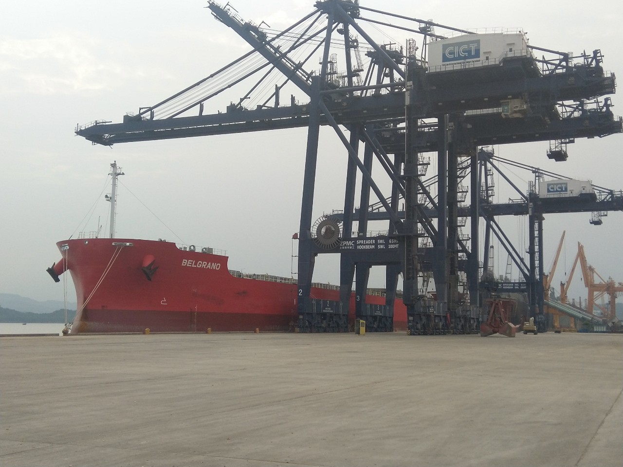 Tàu BELGRANO Ngô + Khô đậu cảng CICT